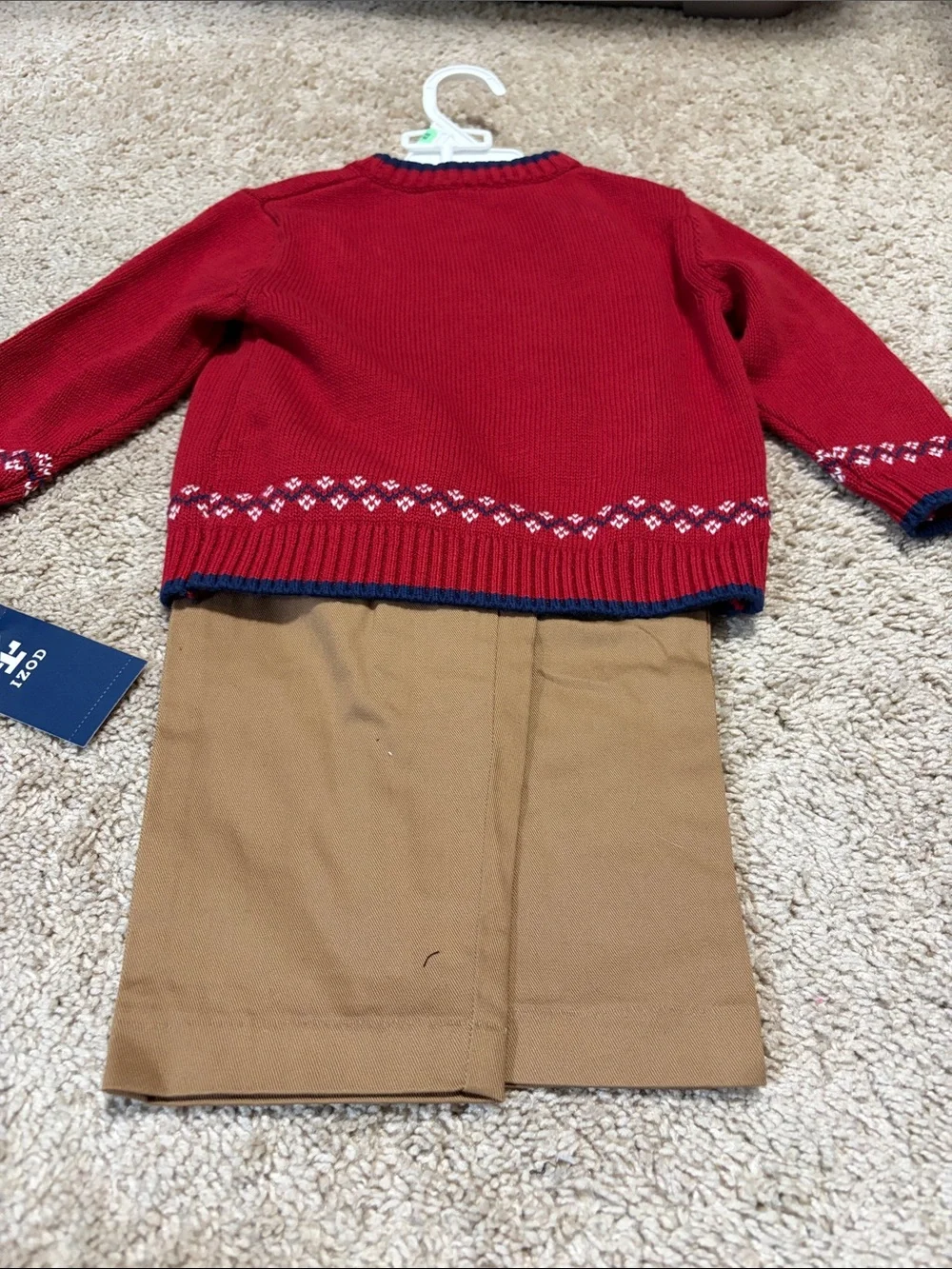 Izod reindeer sweater